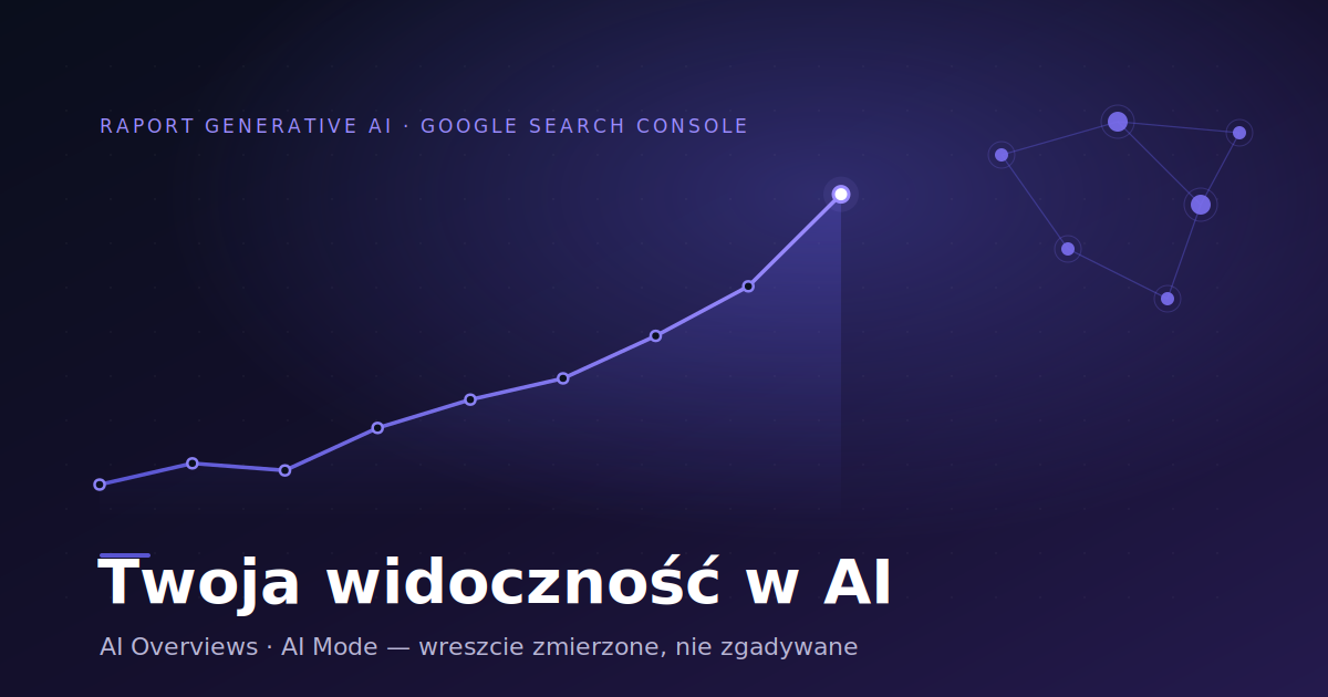 Google Search Console pokazuje już Twoją widoczność w AI Overviews i AI Mode